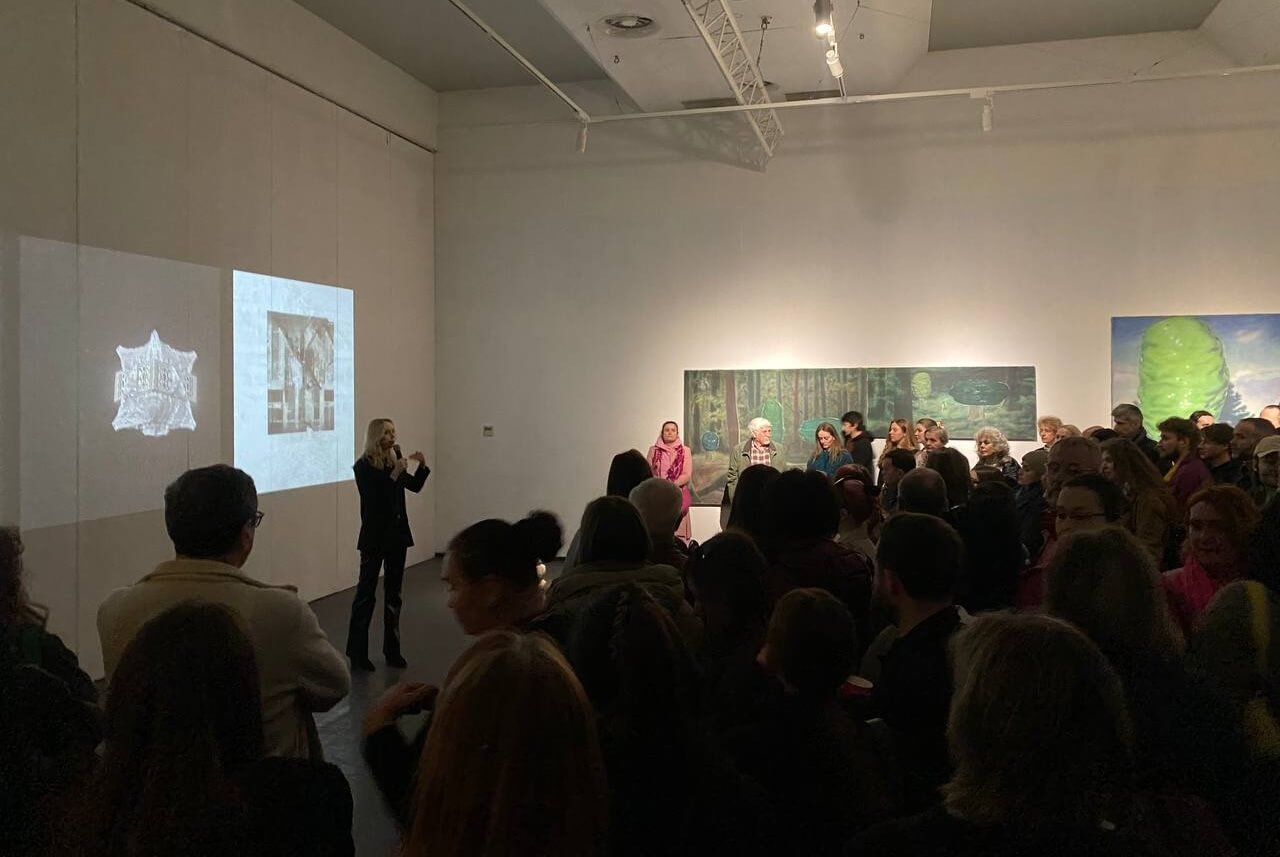 Opening of the exhibition, visitors of the M17 CAC