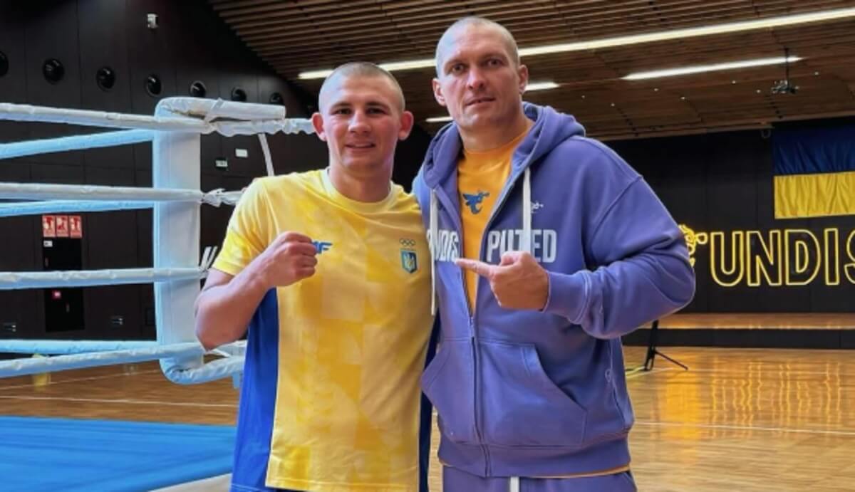 Oleksandr Khyzhniak and Oleksandr Usyk