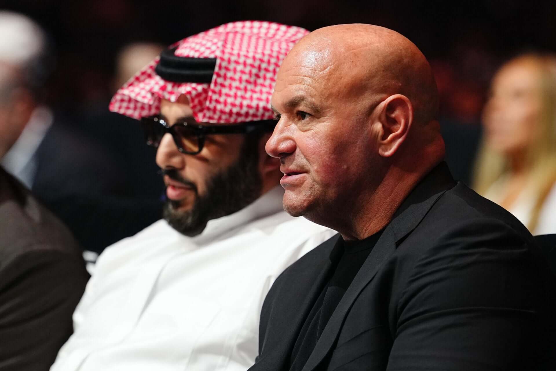 Turki bin Abdul Mohsen Al-Sheikh and Dana White