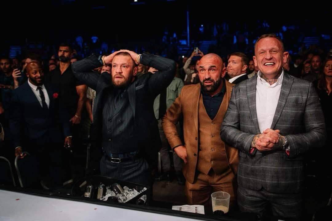 Conor McGregor, Steven Wiggans, Andrew Bakewell