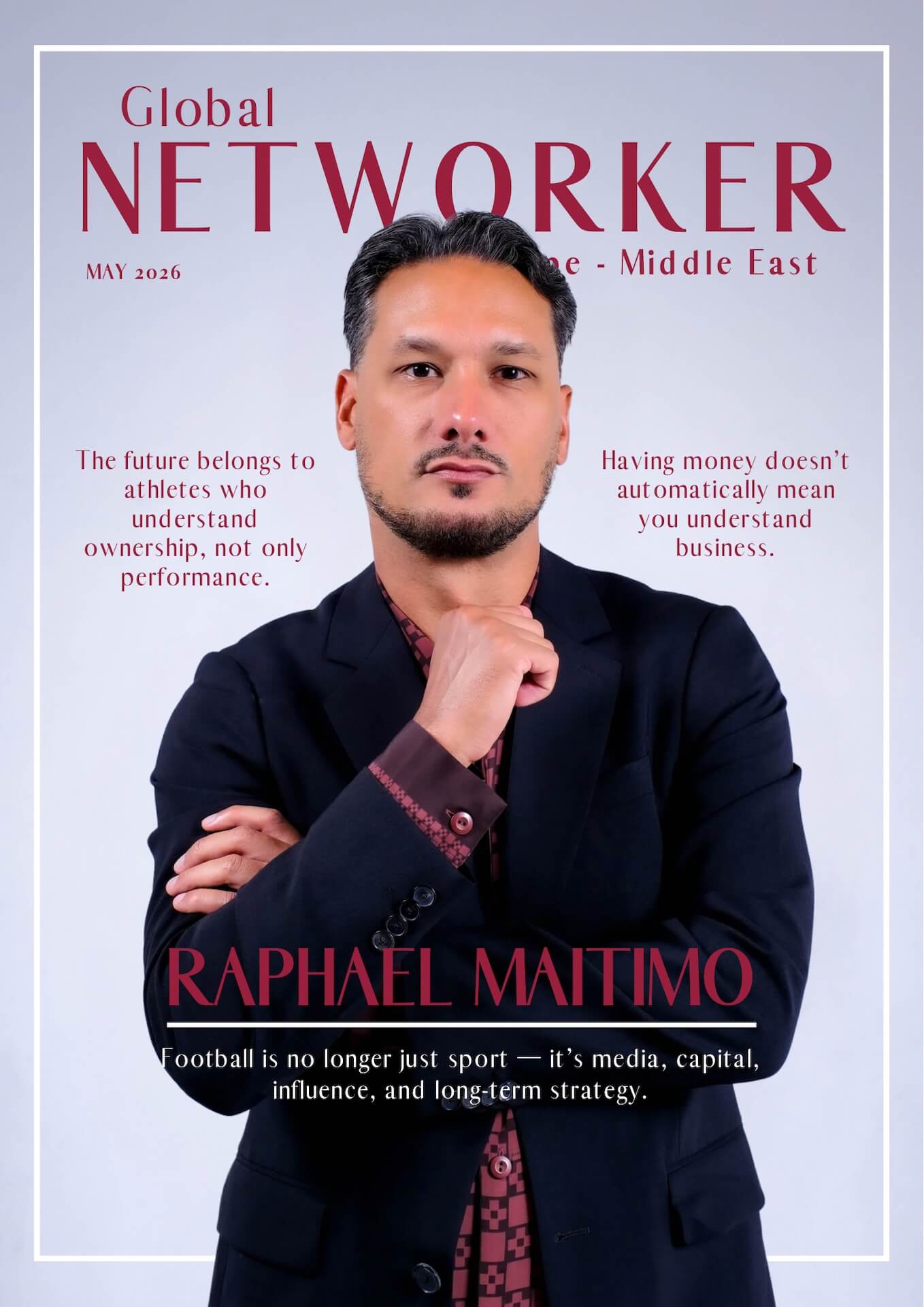 On the cover: Raphael Maitimo