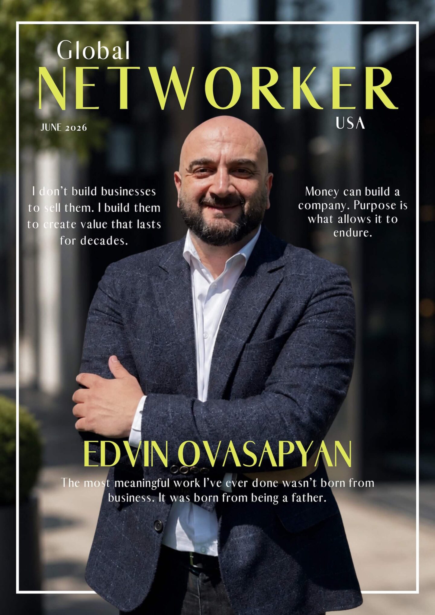 On the cover: Edvin Ovasapyan