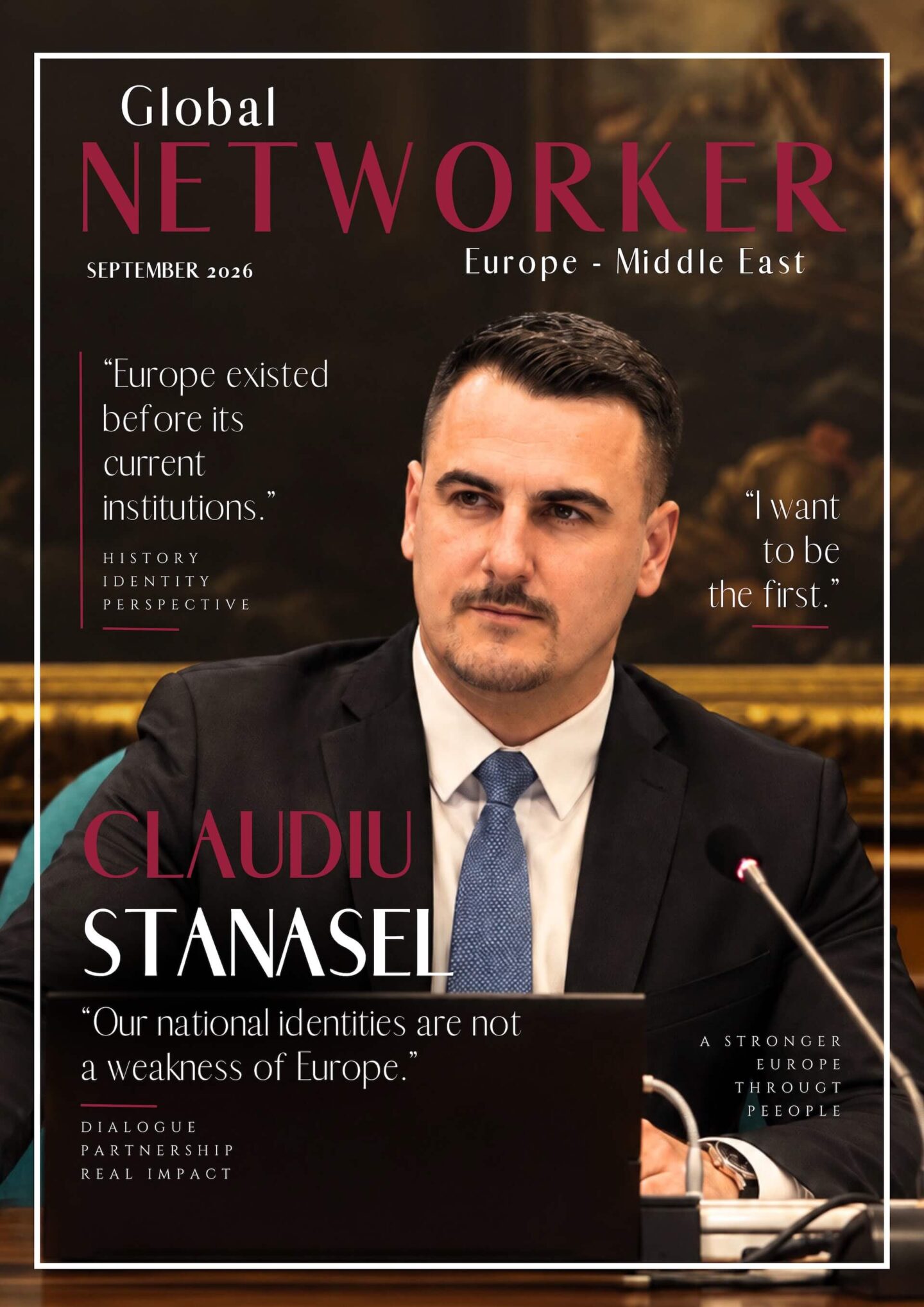 ON THE COVER: CLAUDIO STANASEL