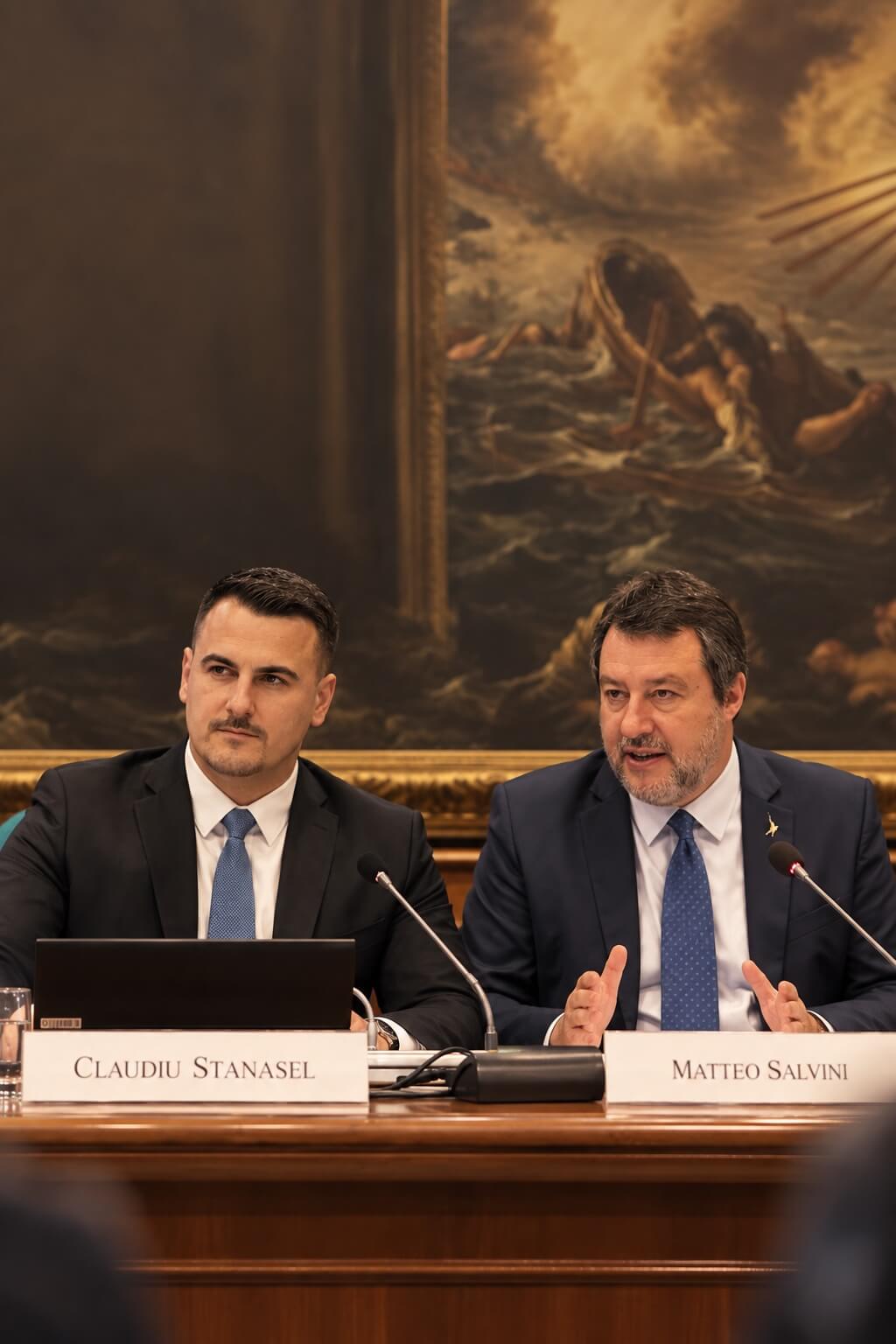 Claudiu Stanasel, Matteo Salvini